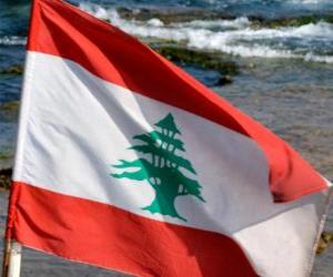 Puzzle Σημαία του Λιβάνου